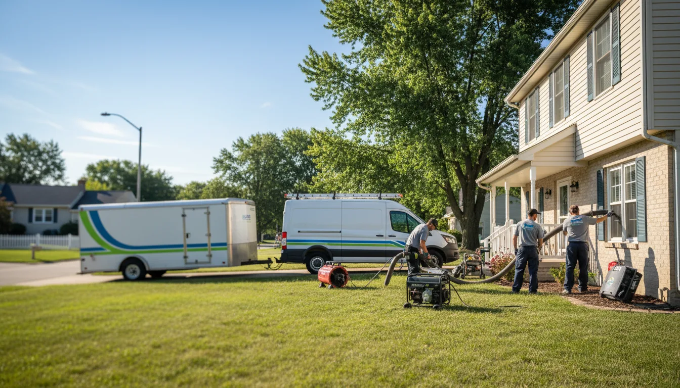 Flooded Basement Restoration And Cleanup With Repair in Moscow, OH near me